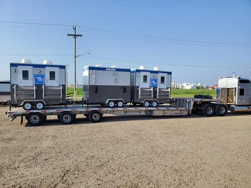JobJon staff helping a client request a quote for portable toilets in Winkler. MB.